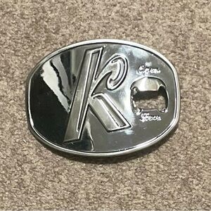 Vintage Kokanee Beer Belt Buckle with Built-in Bottle Opener